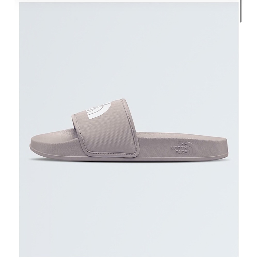 The North Face Women's Base Camp Slides III Moonstone Grey/TNF White Size 8‎ NIB